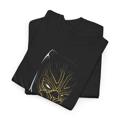 Tribal Panther Warrior Black T-Shirt